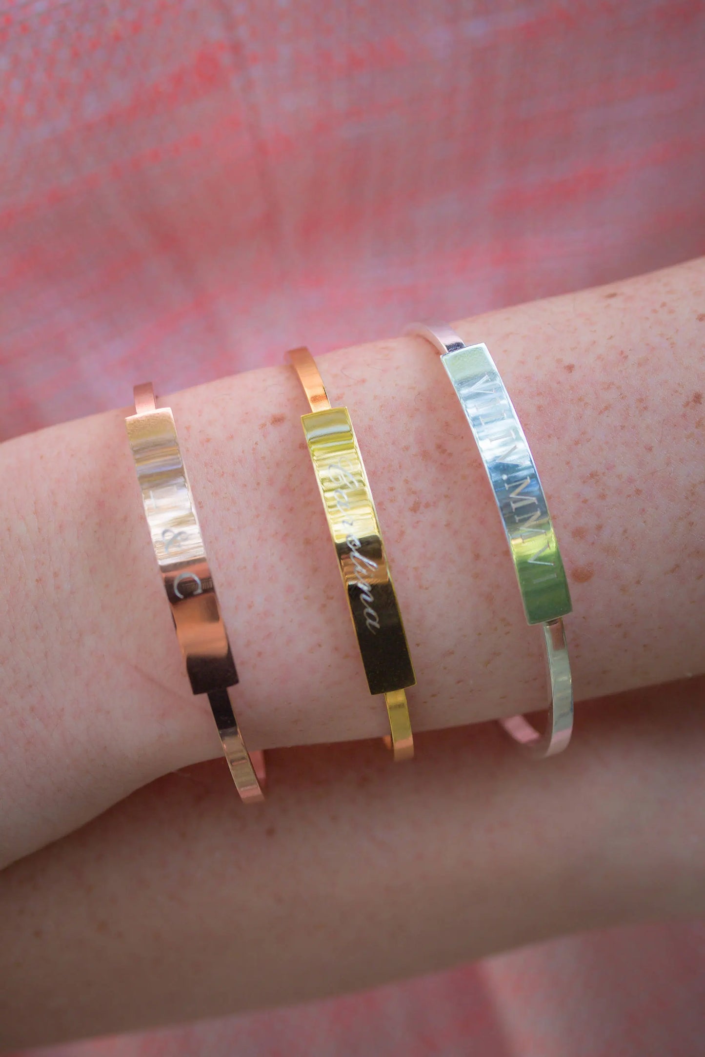 Bridesmaid Gifts | Personalized Bangle | Bridesmaid Jewelry | Engraved Cuff | Custom Name Jewelry | Bangles | Bar Bracelet
