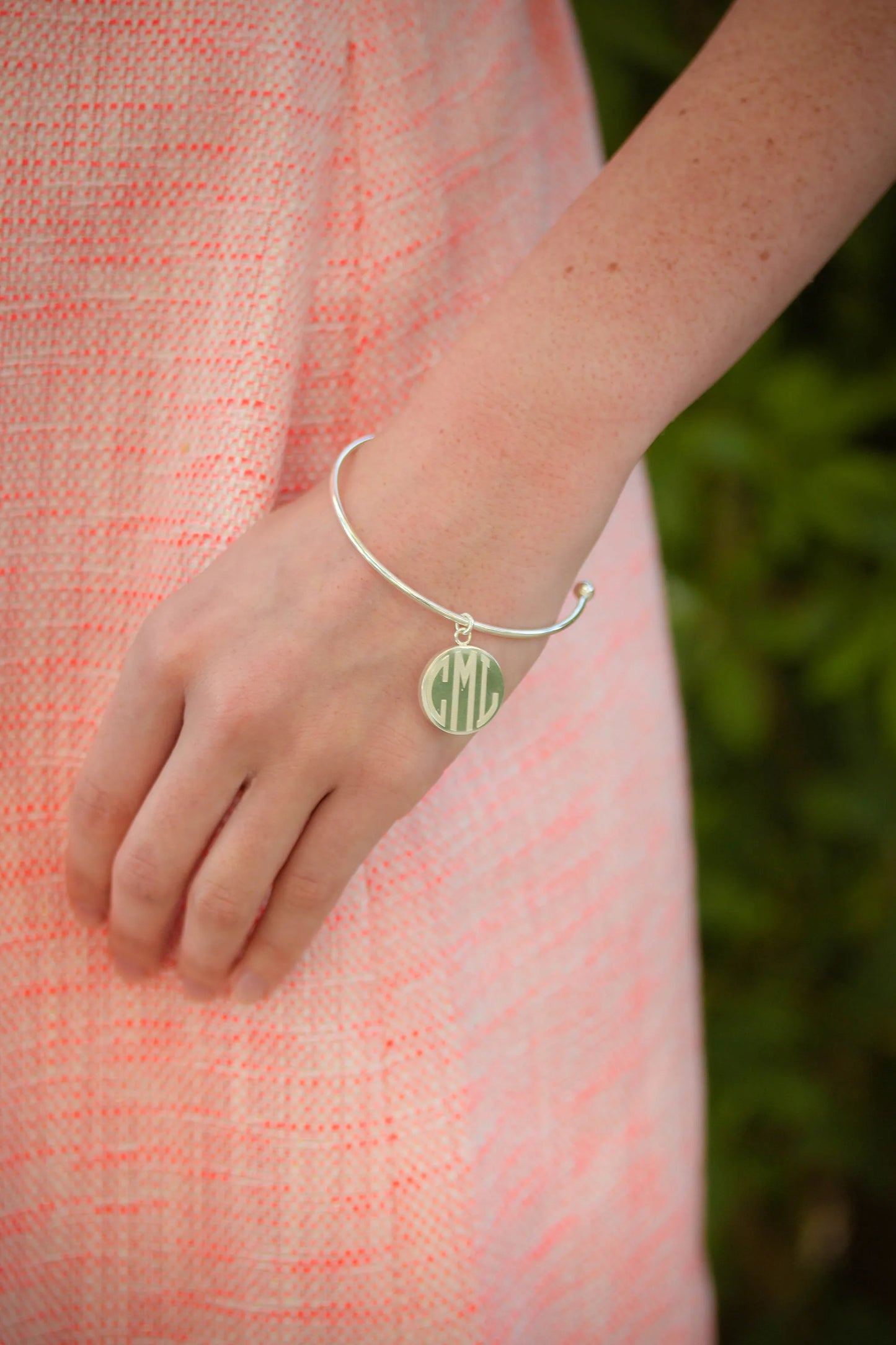Monogram Jewelry | Personalized Bridesmaid Gifts | Bridesmaid Jewelry | Custom Name Jewelry | Bangle Bracelet | Cuff Bracelet
