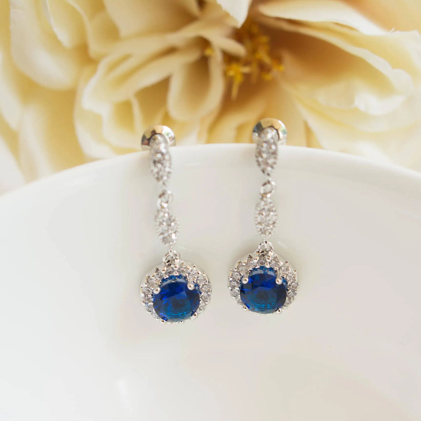 Emerald Earrings | Bridesmaid Gifts | Bridesmaid Earrings | Bridal Earring | Bridesmaid Jewelry | Wedding Jewelry | Dangle Earrings