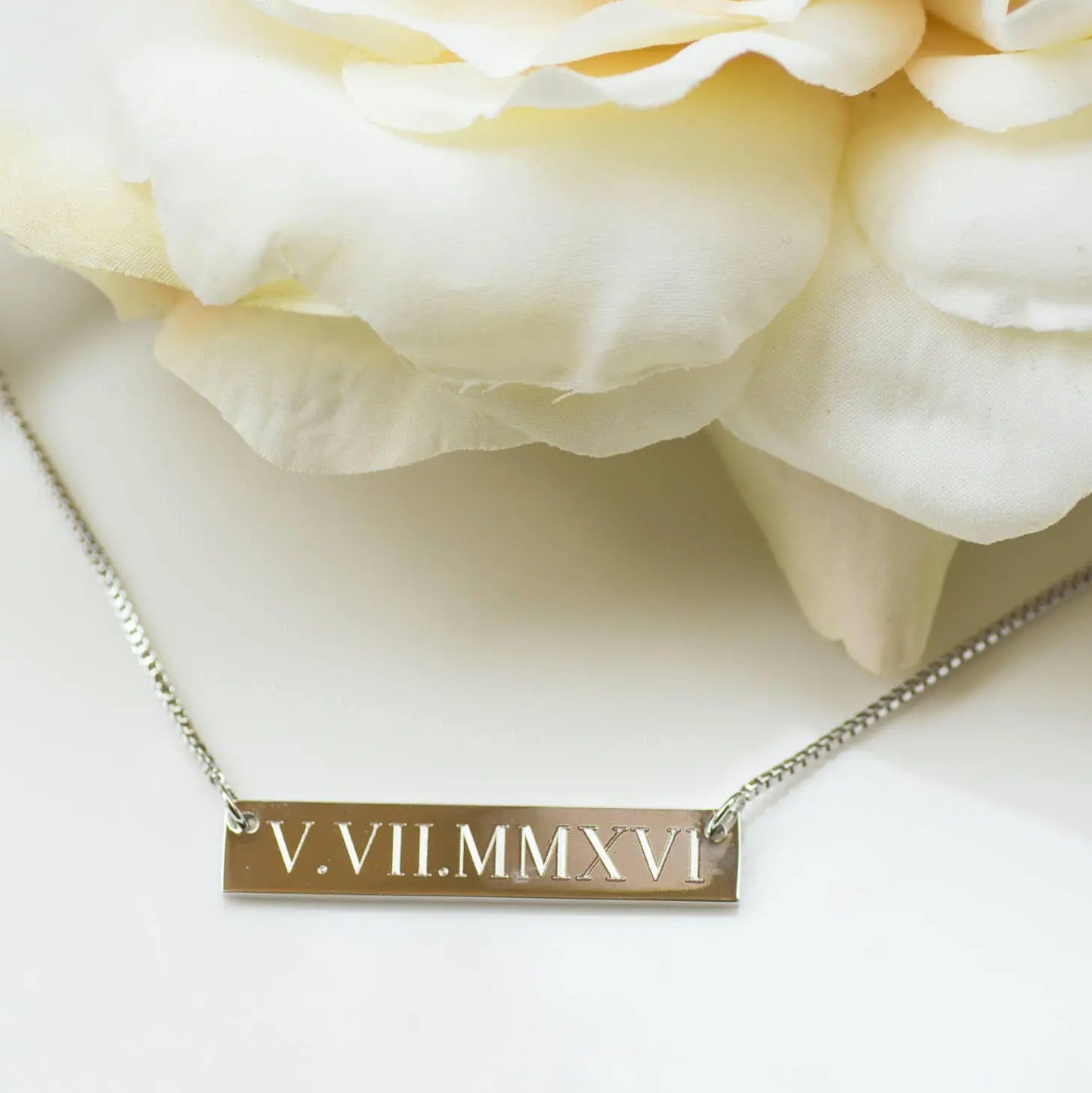Name Necklace, Bar Necklace, Custom Coordinates, Sorority Necklace, Custom Name, Monogram Necklace, Greek Letters, Initials, Bridesmaid Gift