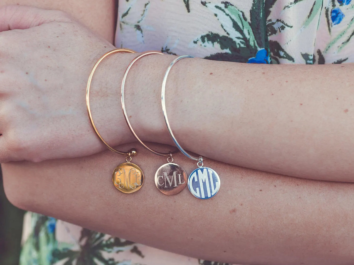 Monogram Jewelry | Personalized Bridesmaid Gifts | Bridesmaid Jewelry | Custom Name Jewelry | Bangle Bracelet | Cuff Bracelet