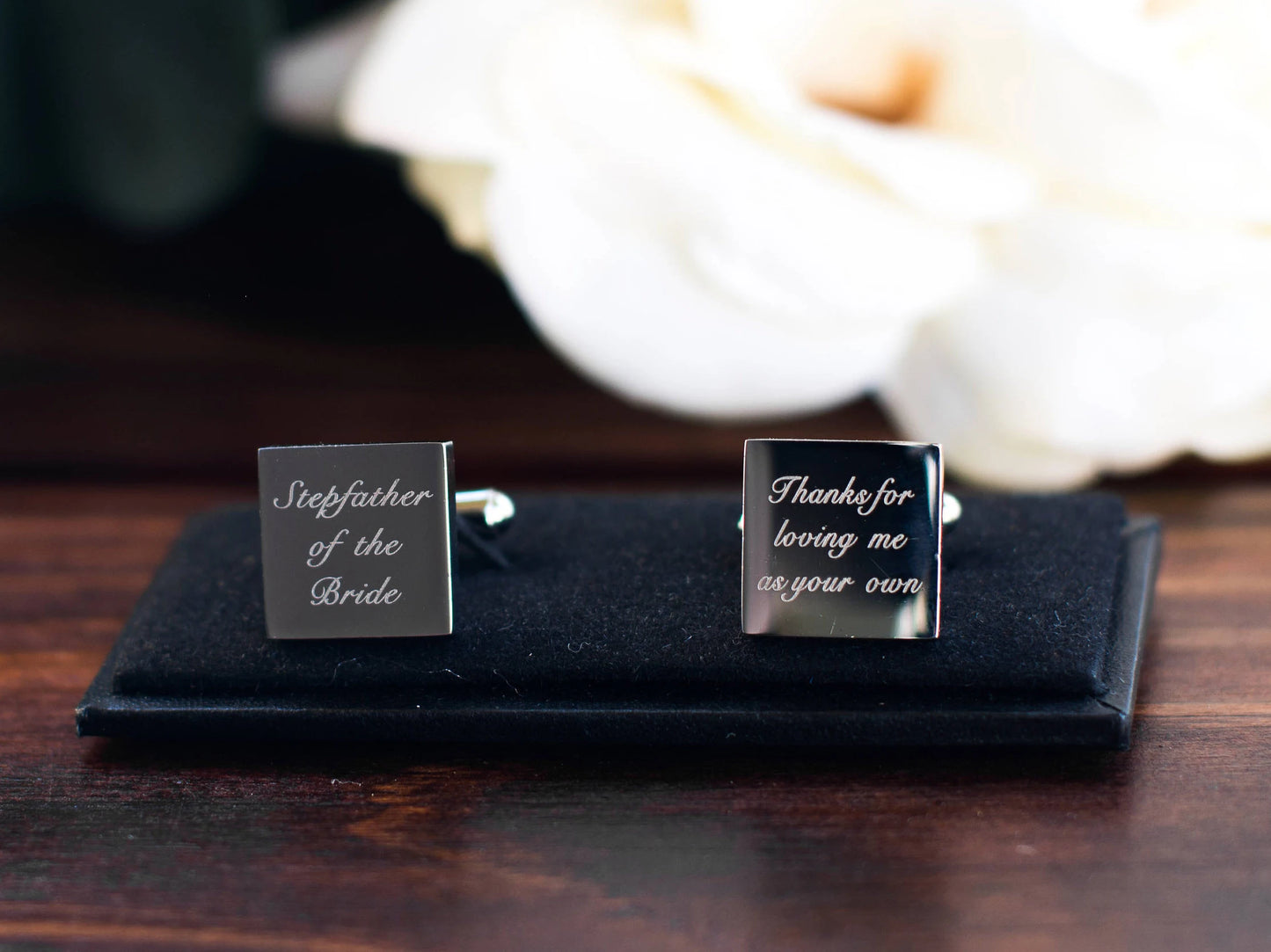 Groom Gift | Groom Personalized Cuff links | Engraved Cuff links | Custom Cuff links | Dad Gift | Husband Gift | Father of the Bride Gift