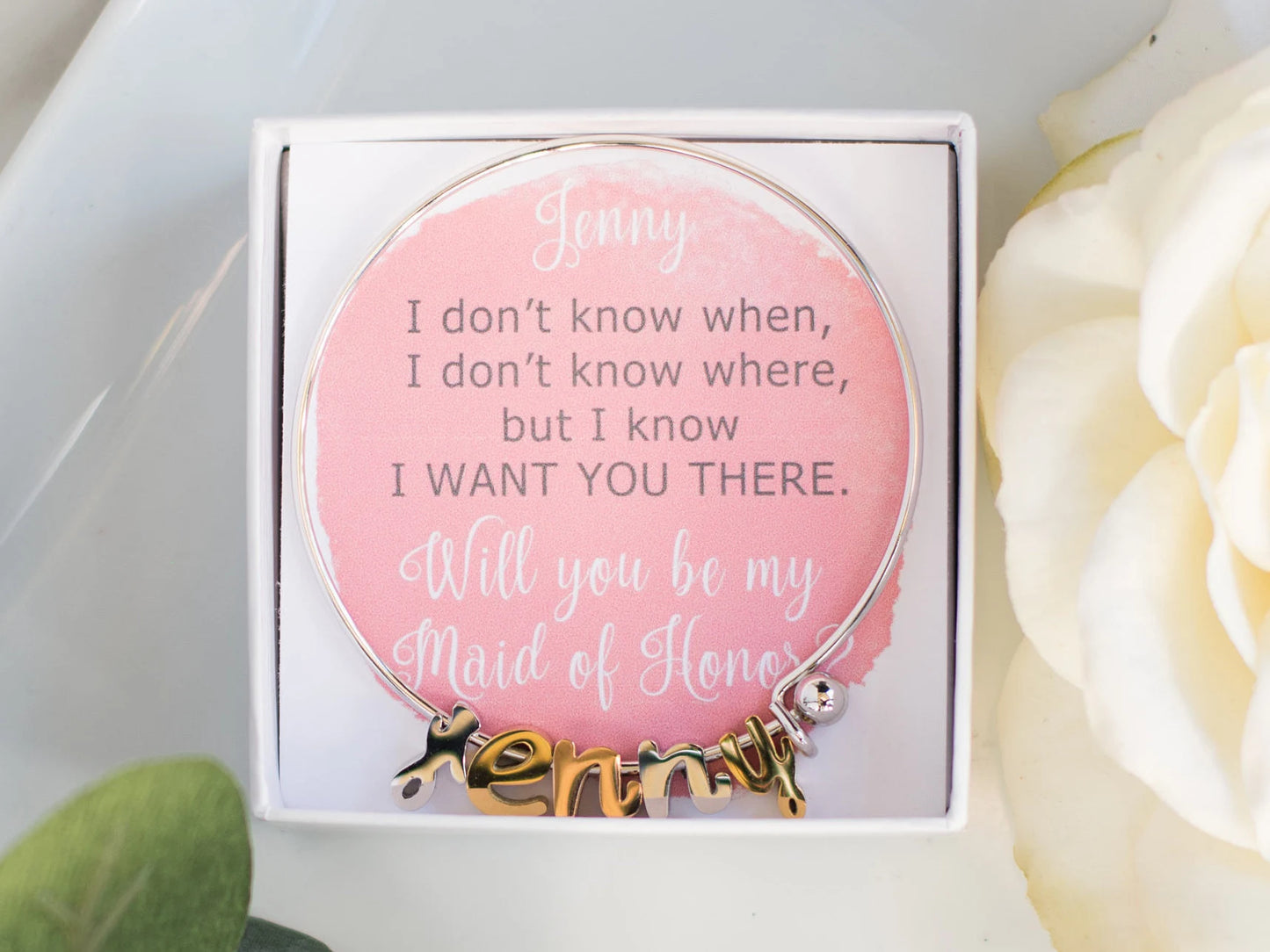 Bridesmaid Custom Monogram Initial Bracelet, Sisters Jewelry Gift,Custom Name Bracelet,Personalized Initial Bracelet,Thank you Gift