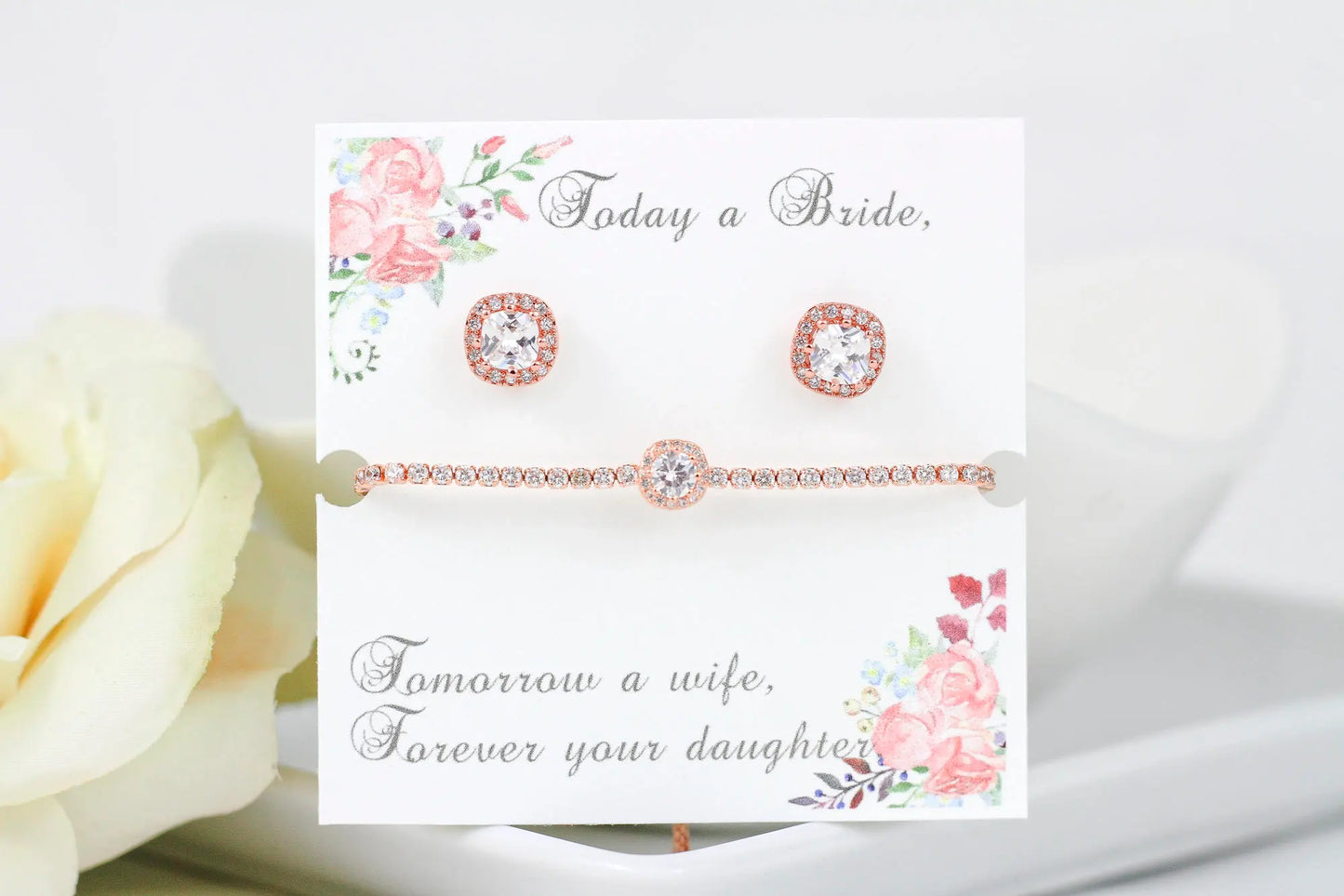 Gold Wedding Jewelry | Bridesmaid Gifts | Bridesmaid Jewelry | Bridal Jewelry Sets | Personalized Gifts | Wedding Jewelry | Weddings