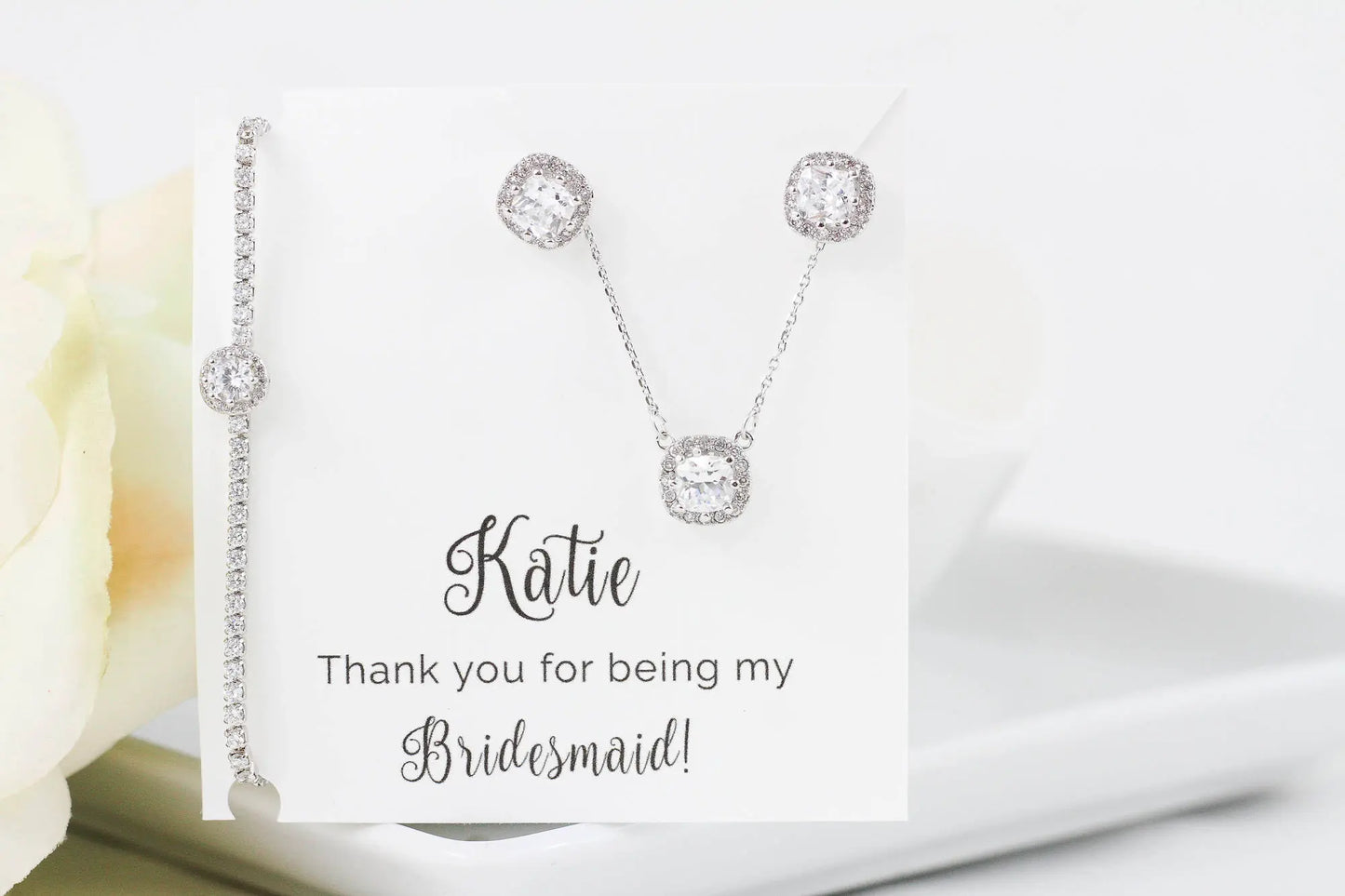 Gold Wedding Jewelry | Bridesmaid Gifts | Bridesmaid Jewelry | Bridal Jewelry Sets | Personalized Gifts | Wedding Jewelry | Weddings