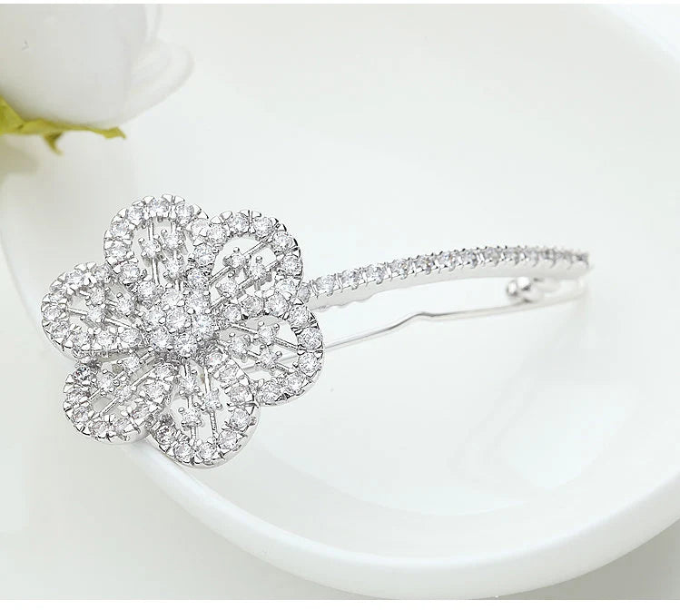 Flower Girl Proposal Gift | Flower Girl Thank you Gift | Flower Girl Hairclip | Flower Girl Earrings | Flower Girl Jewelry | Flower Barrette