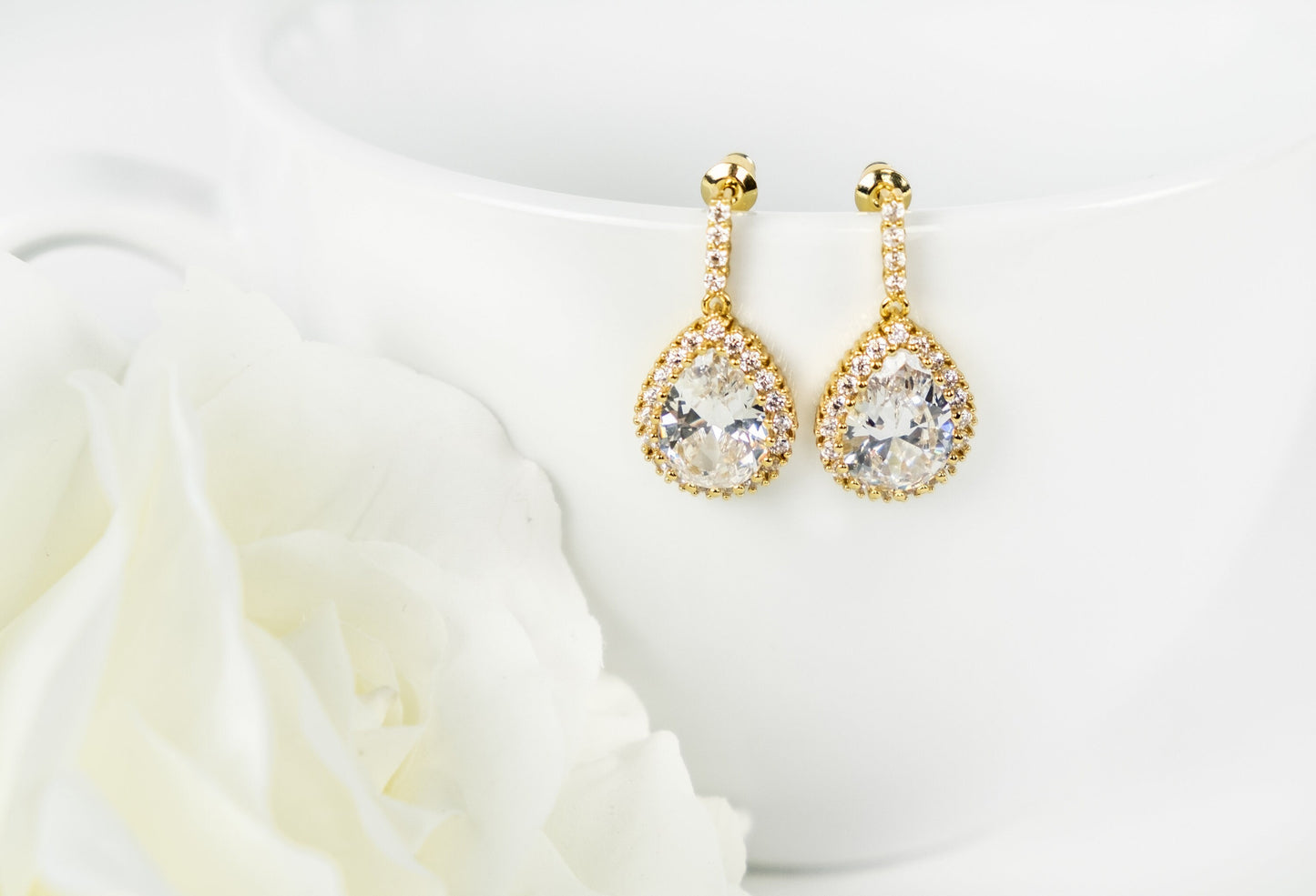 Rose Gold Wedding Jewelry | Bridesmaid gifts | Bridesmaid Sets | Rose Gold Bridesmaid Jewelry | Bridesmaid Proposal | Pink Gold Bridal Sets