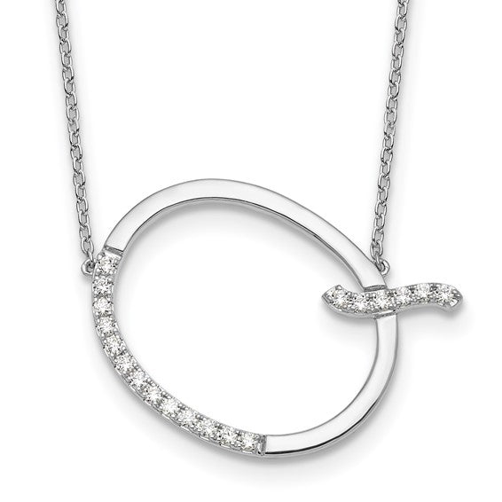 Solid 14k Gold Real Diamond Sideways Personalized Monogram Initial Name Necklace Dainty Jewelry Gift for Her Birthday Christmas Present Idea
