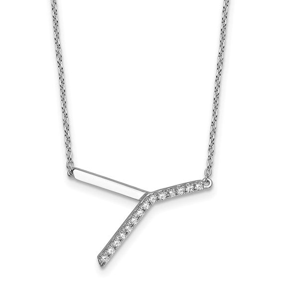 Solid 14k Gold Real Diamond Sideways Personalized Monogram Initial Name Necklace Dainty Jewelry Gift for Her Birthday Christmas Present Idea