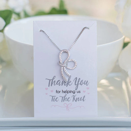 Bridesmaid Gifts | Knot Jewelry | Tie the Knot | Bridesmaid Jewelry | Knot Necklace | Mother's Day Gift | Friendship Jewelry