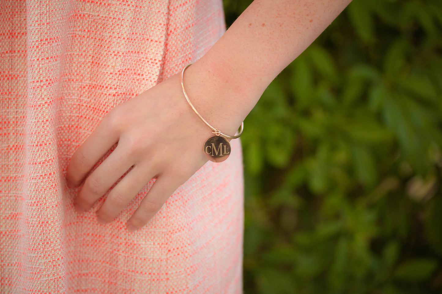 Monogram Jewelry | Personalized Bridesmaid Gifts | Bridesmaid Jewelry | Custom Name Jewelry | Bangle Bracelet | Cuff Bracelet