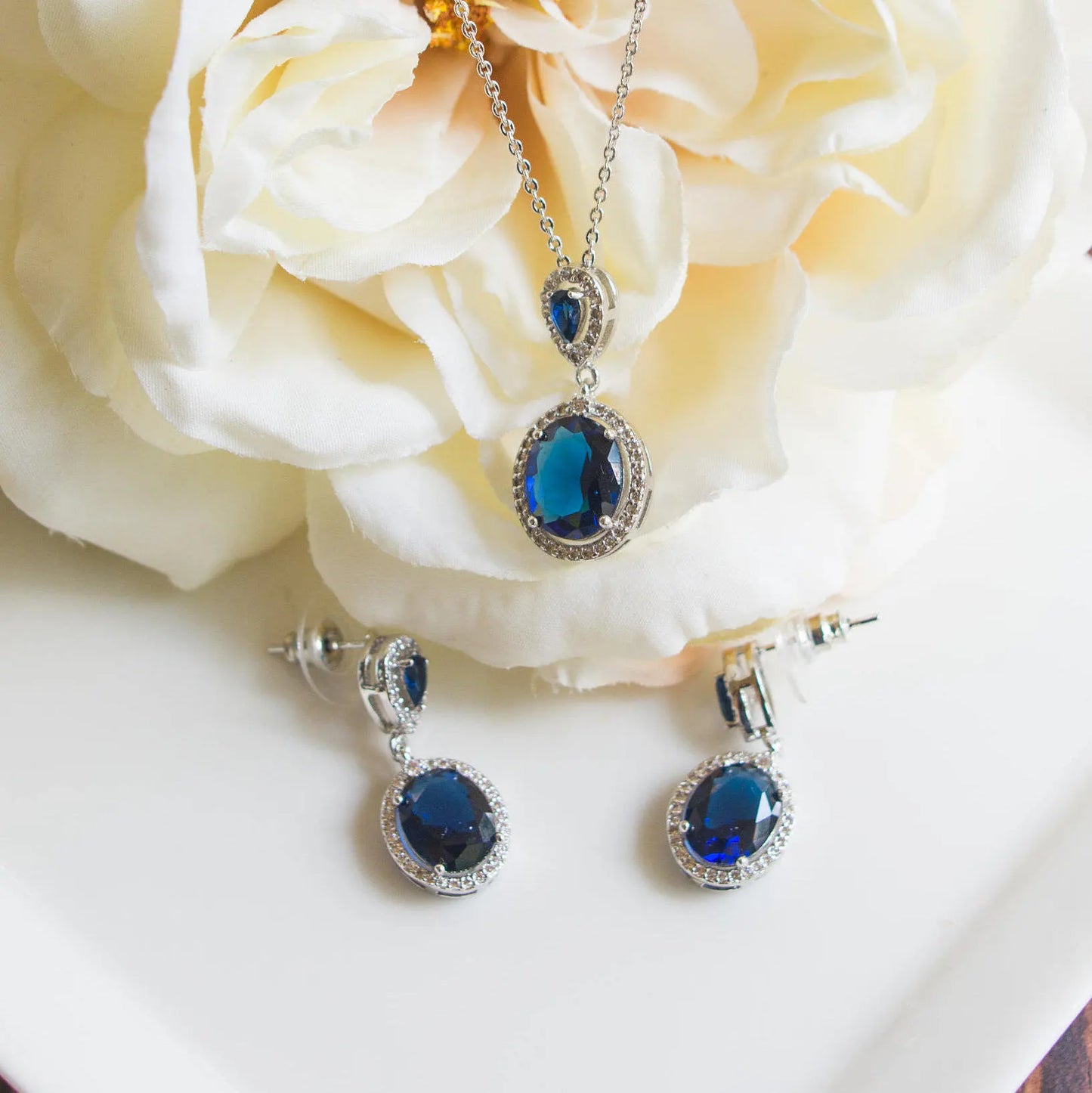 Bridesmaid Sets | Blue Sapphire Sets | Bridesmaid Gifts | Garnet Earrings | Bridesmaid Jewelry | Bridesmaid Earrings | Wedding Jewelry