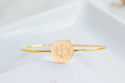Christmas Gifts, Monogram Bracelet, Custom Name Bracelet, Initial Bracelet, Personalized Jewelry, Bridesmaid Gifts, Monogram Jewelry