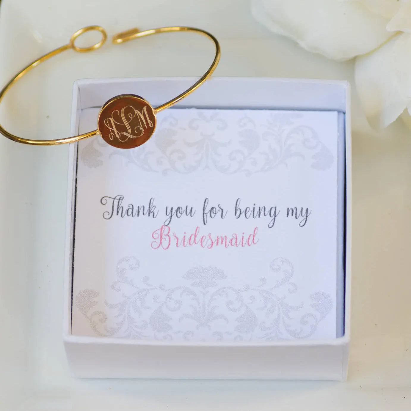 Christmas Gifts, Monogram Bracelet, Custom Name Bracelet, Initial Bracelet, Personalized Jewelry, Bridesmaid Gifts, Monogram Jewelry